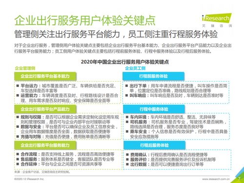 艾瑞咨詢 2020年中國企業(yè)出行服務(wù)用戶體驗(yàn)研究報(bào)告 
